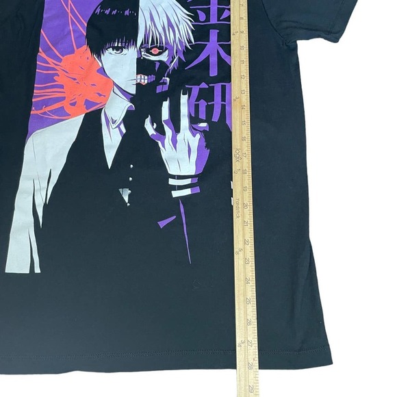Funimation Black 100% Cotton Tokyo Ghoul Kaneki T-shirt Sz M - Picture 4 of 6